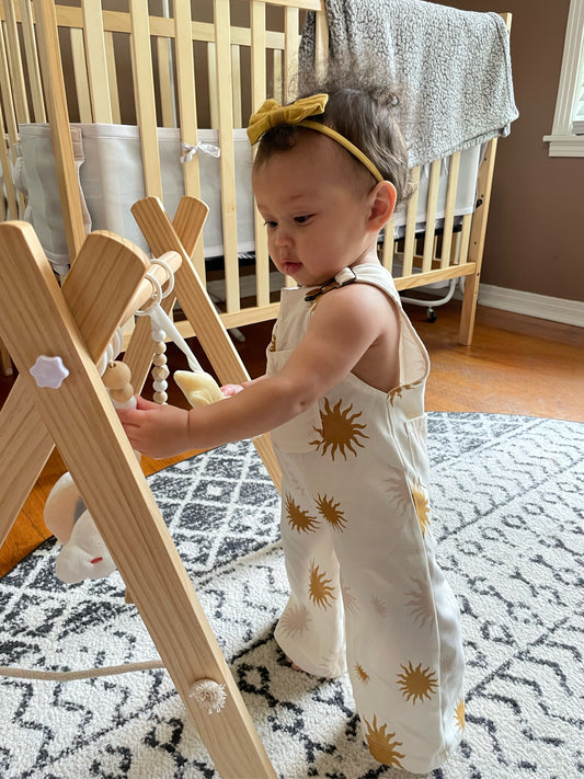 Sun & Flower Overalls