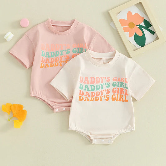 Daddy's Girl Short Sleeve Romper