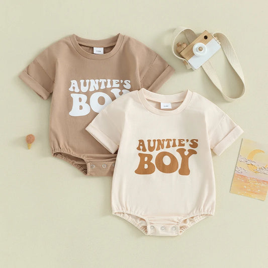 Auntie's Boy bubble romper