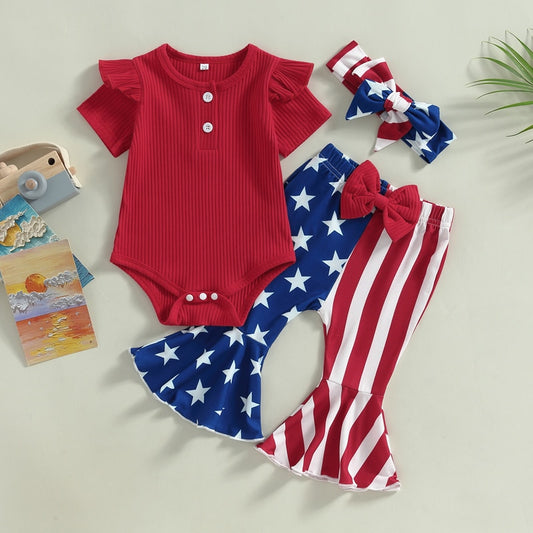 4th of July Bell Bottoms Set